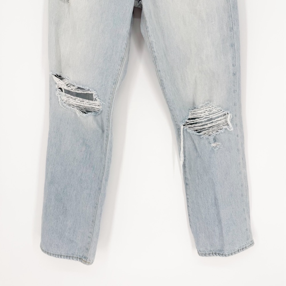 SLVRLAKE London Ankle Straight Leg Distressed Jeans 26 Blue‎ - Picture 5 of 8